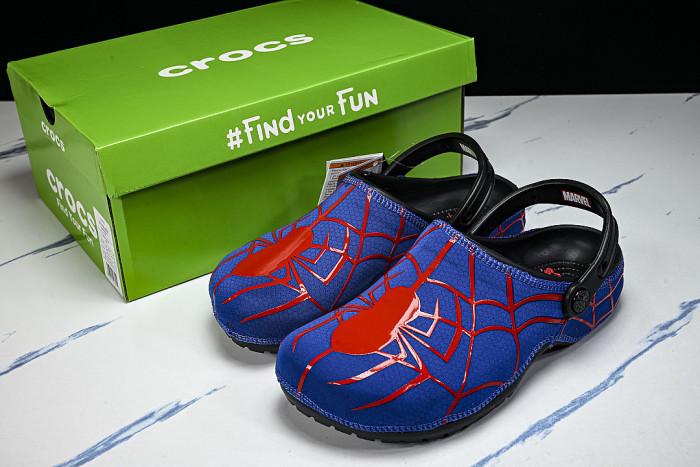 211489-90H FASHIONABLE RUBBER-SOLED FRONT-OPENING SLIPPERS BLUE/RED