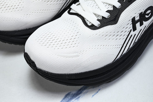 1176572 WHTB ONE CLIFTON 11 LIGHTWEIGHT AND BREATHABLE MESH RUNNING SHOES WHITE/BLACK