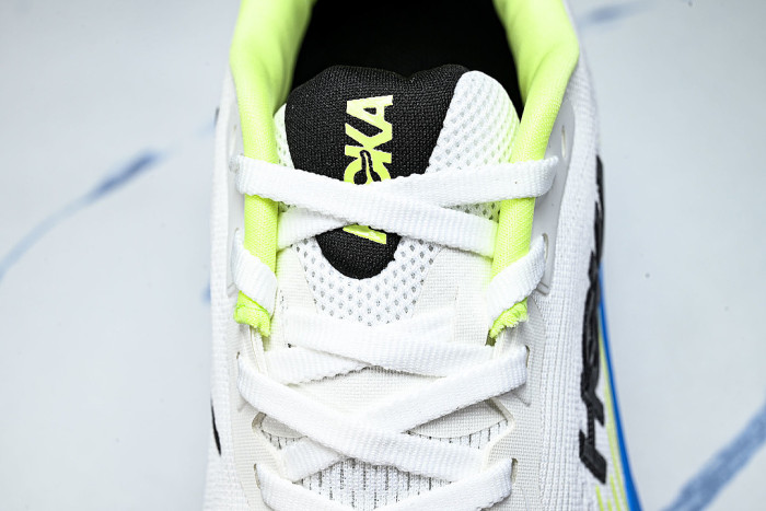 1176572 FLCK ONE CLIFTON 11 LIGHTWEIGHT AND BREATHABLE MESH RUNNING SHOES WHITE/BLUE/GREEN