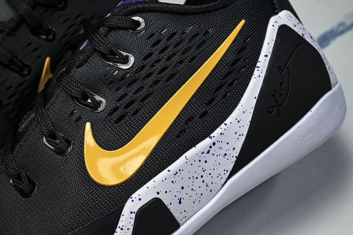IH1401-002 KOBE 9 ELITE LOW PRACTICAL BASKETBALL SHOES BLACK/INKINESS