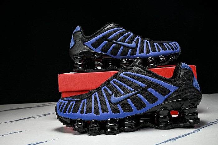 IH1338-002 SHOX TL BLACK/METALLIC SILVER/LIGHT LEMON TWIST/COURT BLUE