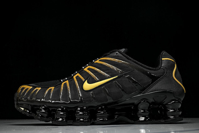 AV3595 -013 SHOX TL BLACK/UNIVERSITY GOLD