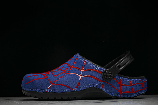 211489-90H FASHIONABLE RUBBER-SOLED FRONT-OPENING SLIPPERS BLUE/RED