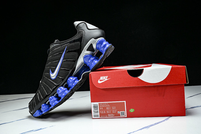 CN0151-004 SHOX TL BLACK/RACER BLUE/METALLIC SILVER