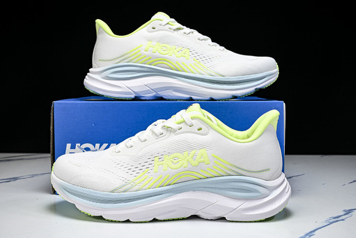 1176573 FYZ ONE CLIFTON 11 LIGHTWEIGHT AND BREATHABLE MESH RUNNING SHOES WHITE/ICE BLUE/GREEN