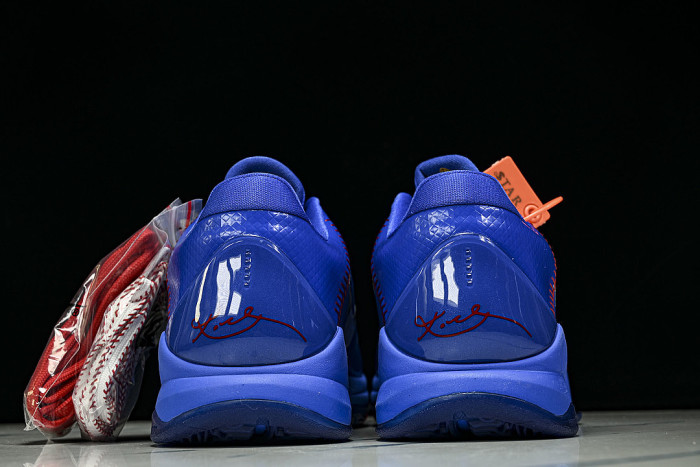 IO6256-400 ZOOM KOBE 5 CHAOS PRACTICAL BASKETBALL SHOES KLEIN BLUE/DARK BLUE