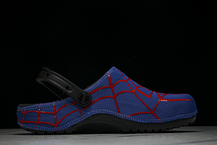 211489-90H FASHIONABLE RUBBER-SOLED FRONT-OPENING SLIPPERS BLUE/RED