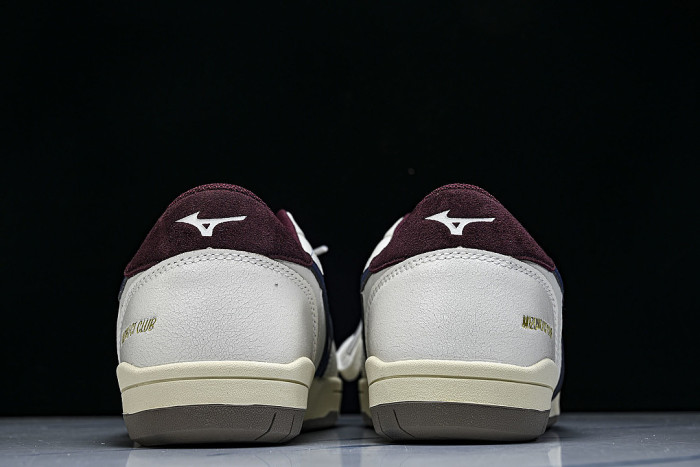 D1GH261010 CT CLUB RETRO LOW-TOP CASUAL SNEAKERS WHITE/BLUE/WINE RED/BEIGE