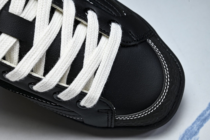 D1GH261005 CT CLUB RETRO LOW-TOP CASUAL SNEAKERS BLACK/BLACK/BLACK