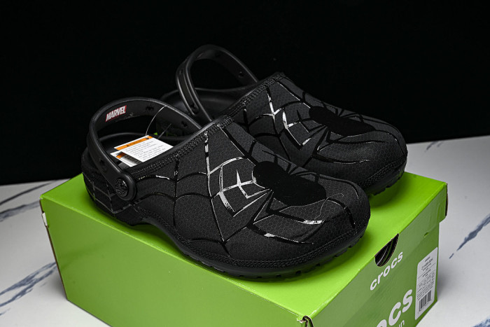 211489-90H FASHIONABLE RUBBER-SOLED FRONT-OPENING SLIPPERS BLACK/BLACK/BLACK