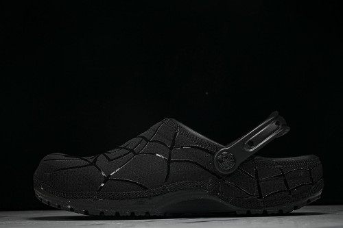 211489-90H FASHIONABLE RUBBER-SOLED FRONT-OPENING SLIPPERS BLACK/BLACK/BLACK