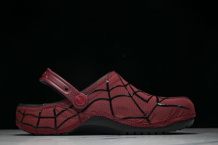 211489-90H FASHIONABLE RUBBER-SOLED FRONT-OPENING SLIPPERS RED/BLACK