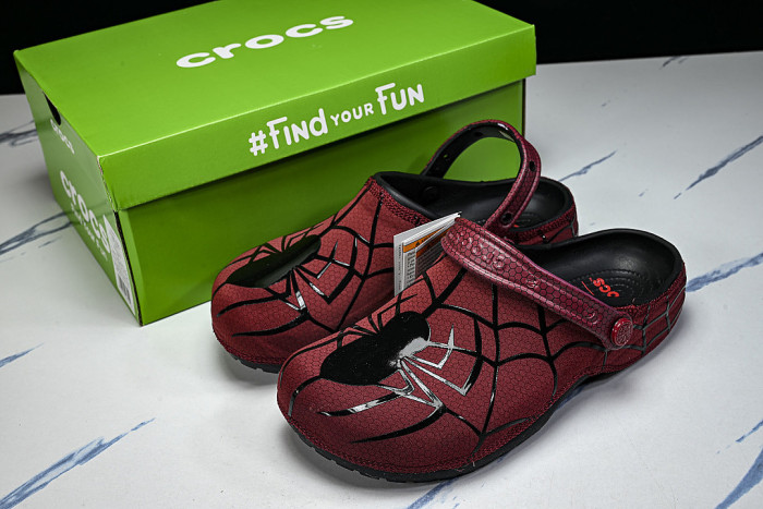 211489-90H FASHIONABLE RUBBER-SOLED FRONT-OPENING SLIPPERS RED/BLACK