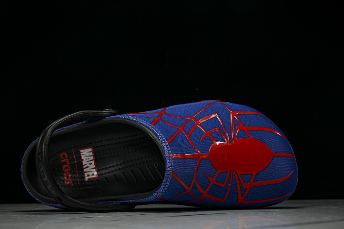211489-90H FASHIONABLE RUBBER-SOLED FRONT-OPENING SLIPPERS BLUE/RED