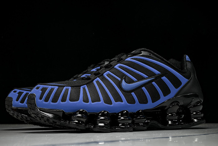 IH1338-002 SHOX TL BLACK/METALLIC SILVER/LIGHT LEMON TWIST/COURT BLUE