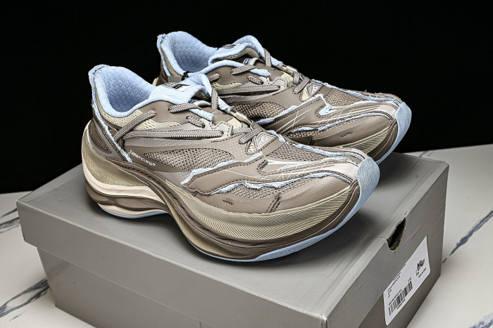 WMRTN 2294 BALENCIAGA JET THICK SOLED LOW TOP DAD SHOES BROWN/CHOCOLATE