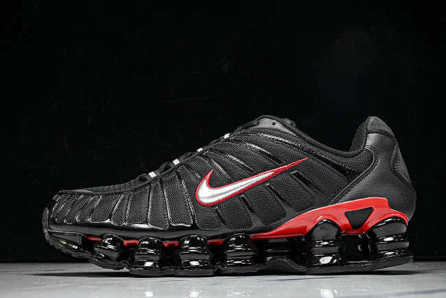 CN0151-003 SHOX TL BLACK/UNIVERSITY RED/METALLIC SILVER