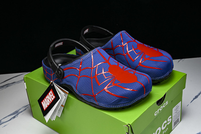 211489-90H FASHIONABLE RUBBER-SOLED FRONT-OPENING SLIPPERS BLUE/RED