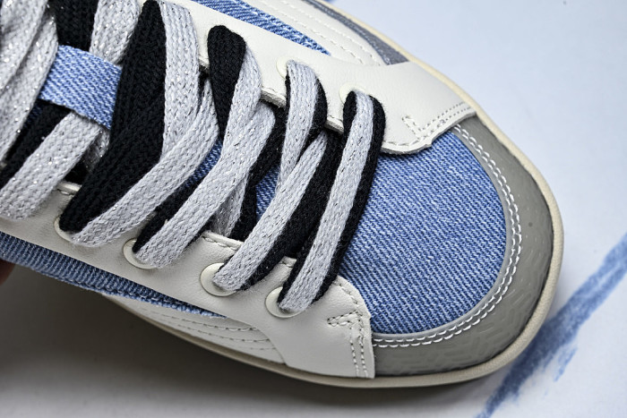 D1GH261002 CT CLUB RETRO LOW-TOP CASUAL SNEAKERS WHITE/BLUE/BLACK