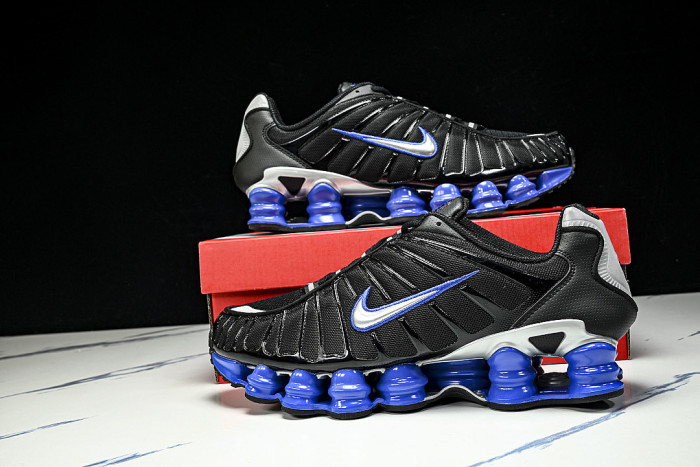 CN0151-004 SHOX TL BLACK/RACER BLUE/METALLIC SILVER