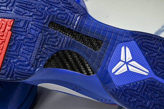 IO6256-400 ZOOM KOBE 5 CHAOS PRACTICAL BASKETBALL SHOES KLEIN BLUE/DARK BLUE