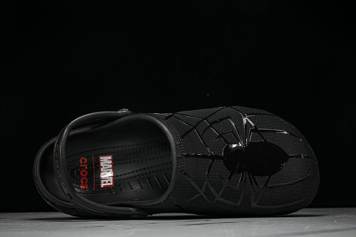 211489-90H FASHIONABLE RUBBER-SOLED FRONT-OPENING SLIPPERS BLACK/BLACK/BLACK
