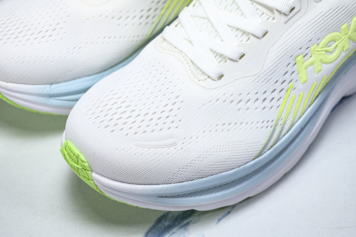 1176573 FYZ ONE CLIFTON 11 LIGHTWEIGHT AND BREATHABLE MESH RUNNING SHOES WHITE/ICE BLUE/GREEN