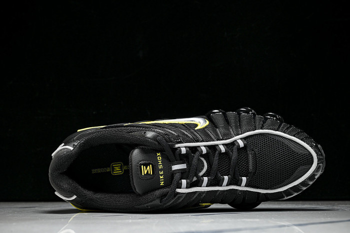 CNO151-002 SHOX TL BLACK/DYNAMIC YELLOW-METALLIC SILVER