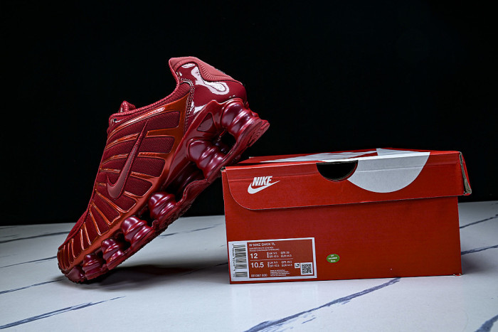 IB1087 -600 SHOX TL GYM RED/GYM RED/WHITE