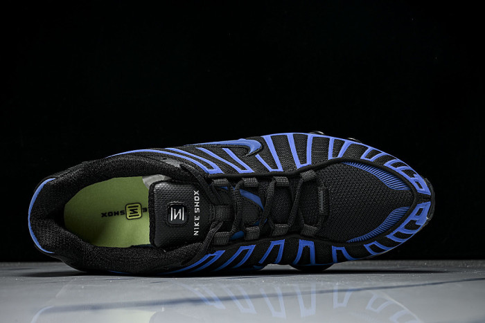 IH1338-002 SHOX TL BLACK/METALLIC SILVER/LIGHT LEMON TWIST/COURT BLUE