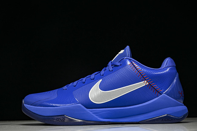 IO6256-400 ZOOM KOBE 5 CHAOS PRACTICAL BASKETBALL SHOES KLEIN BLUE/DARK BLUE