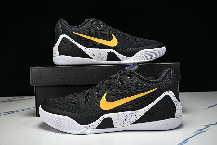 IH1401-002 KOBE 9 ELITE LOW PRACTICAL BASKETBALL SHOES BLACK/INKINESS