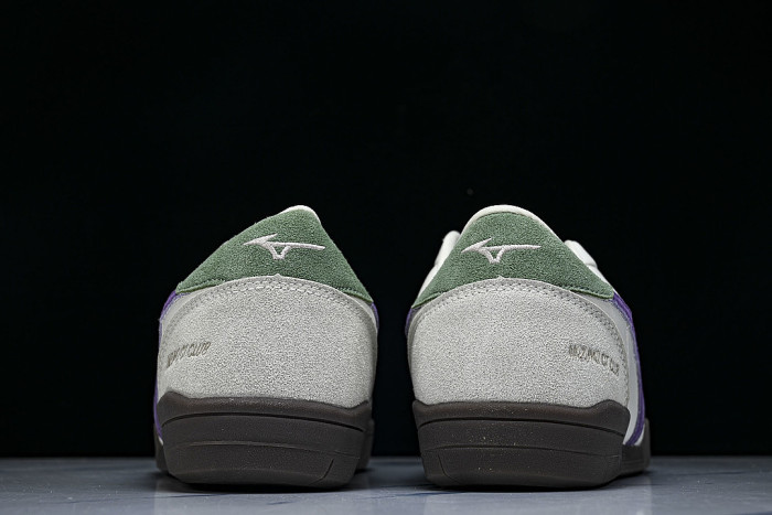 D1GH261007 CT CLUB RETRO LOW-TOP CASUAL SNEAKERS WHITE/PURPLE/GREEN/BROWN/GREY