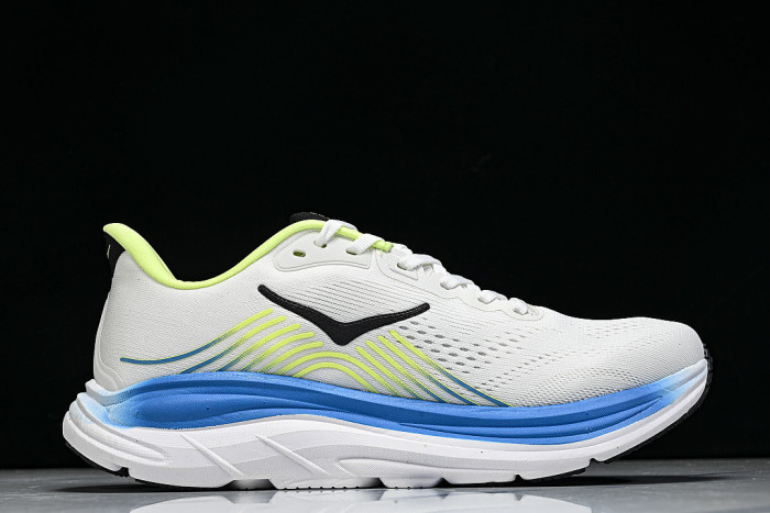 1176572 FLCK ONE CLIFTON 11 LIGHTWEIGHT AND BREATHABLE MESH RUNNING SHOES WHITE/BLUE/GREEN