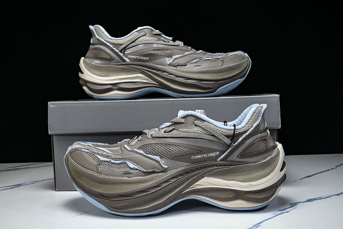 WMRTN 2294 BALENCIAGA JET THICK SOLED LOW TOP DAD SHOES BROWN/CHOCOLATE