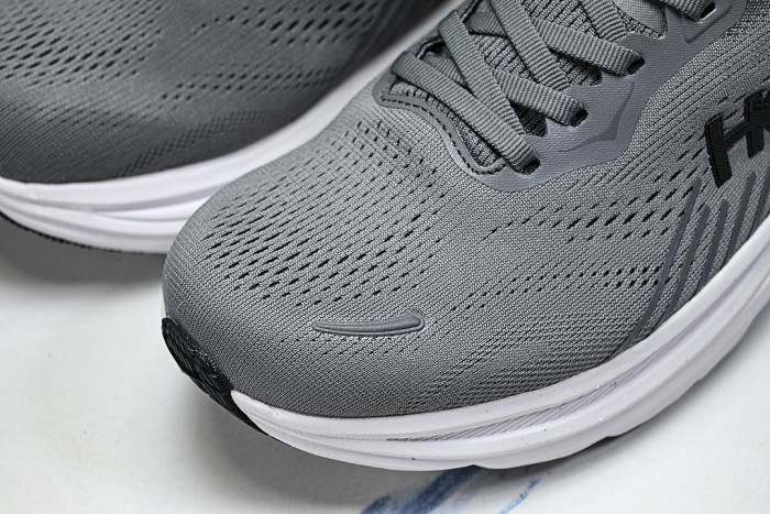 1176572-GCTC ONE ONE CLIFTON 11 KNITTED MESH RUNNING SHOES GREY/GREY/GREY