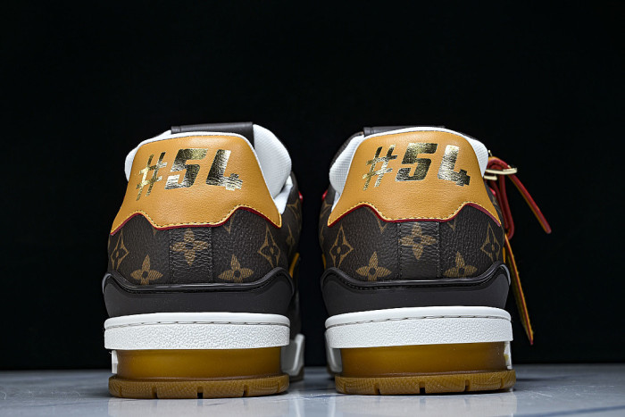 LOW-TOP CASUAL SPORTS SNEAKERS BROWN/BROWN/BROWN