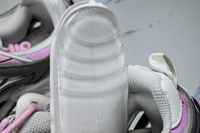 W3AE2-5291 BALENCIAGA TRACK.2 4.0 FOURTH GENERATION TRENDY RUNNING SHOES LIGHT PINK/DARK GRAY