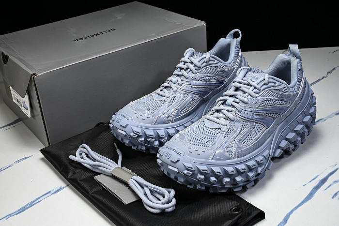 W2RAM-4400 DEFENDER RUBBER PLATFORM SNEAKERS BLUE/BLUE/BLUE