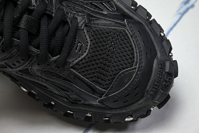 W2RAD-1081 DEFENDER RUBBER PLATFORM SNEAKERS BLACK/BLACK/BLACK
