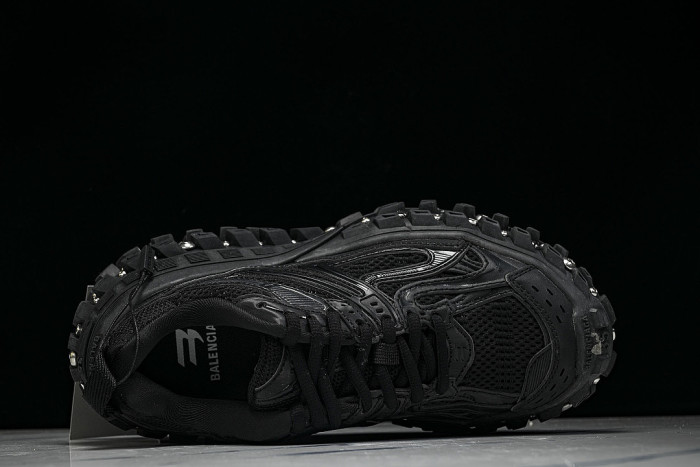 W2RAD-1081 DEFENDER RUBBER PLATFORM SNEAKERS BLACK/BLACK/BLACK