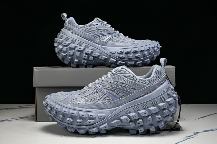 W2RAM-4400 DEFENDER RUBBER PLATFORM SNEAKERS BLUE/BLUE/BLUE