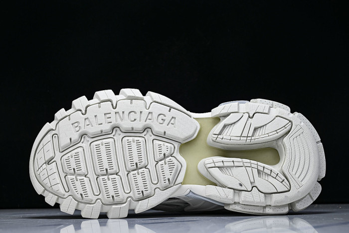 W2GN1-9000 BALENCIAGA TRACK.2 4.0 FOURTH GENERATION TRENDY RUNNING SHOES WHITE/OFF WHITE