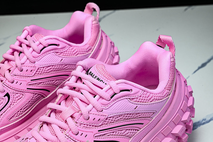 W2RAA-5000 DEFENDER RUBBER PLATFORM SNEAKERS PINK/PINK/PINK