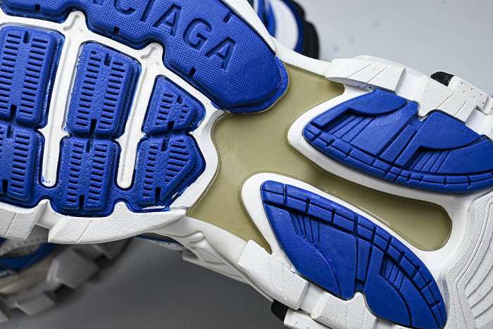W3AE2-4191 BALENCIAGA TRACK.2 4.0 FOURTH GENERATION TRENDY RUNNING SHOES NAVY BLUE/WHITE/GREY