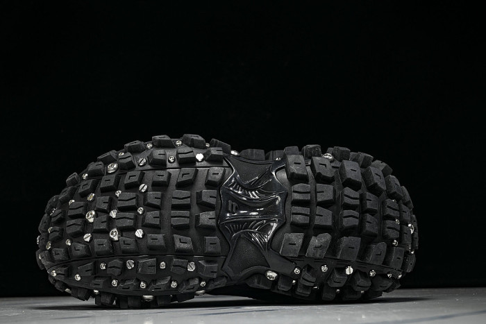 W2RAD-1081 DEFENDER RUBBER PLATFORM SNEAKERS BLACK/BLACK/BLACK