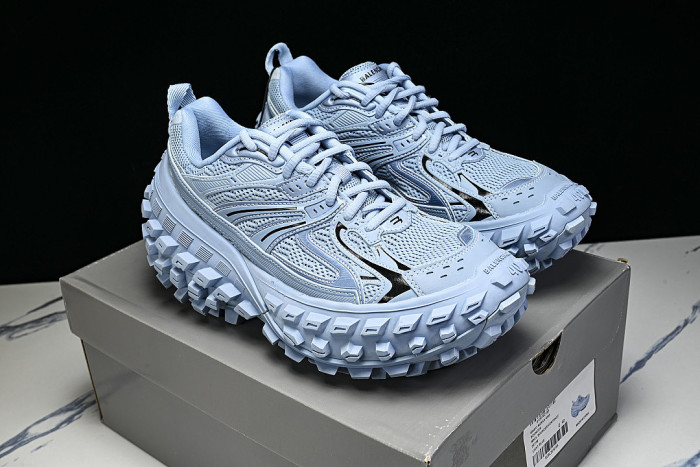 W2RAA-4000 DEFENDER RUBBER PLATFORM SNEAKERS BLUE/BLUE/BLUE
