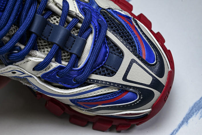 W2GN2-8570 BALENCIAGA TRACK.2 4.0 FOURTH GENERATION TRENDY RUNNING SHOES DARK GRAY/NAVY BLUE