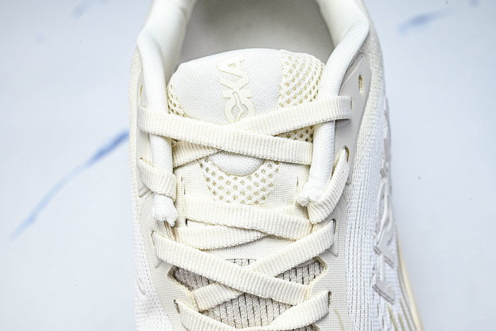 1176573-ALK ONE ONE CLIFTON 11 KNITTED MESH RUNNING SHOES WHITE/BEIGE/WHITE
