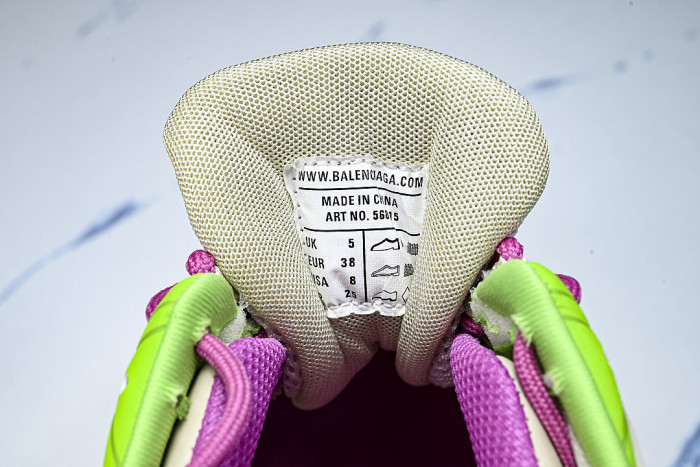 W2GN3-9199 BALENCIAGA TRACK.2 4.0 FOURTH GENERATION TRENDY RUNNING SHOES LIGHT GRAY/PURPLE